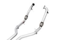 AWE Tuning - AWE Tuning Audi B9 S4 Track Edition Exhaust - Non-Resonated (Black 102mm Tips) - Image 2