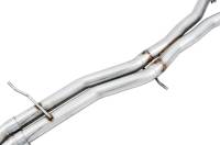 AWE Tuning - AWE Tuning Audi B9 S4 Track Edition Exhaust - Non-Resonated (Black 102mm Tips) - Image 3