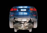 AWE Tuning - AWE Tuning BMW F30 320i Touring Exhaust w/Performance Mid Pipe - Chrome Silver Tip (90mm) - Image 4