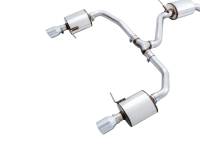 AWE Tuning - AWE Tuning 18-21 Volkswagen Jetta GLI Mk7 Touring Exhaust - Chrome Silver Tips (Fits High-Flow DP) - Image 3