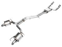 AWE Audi 2019-2023 C8 A6/A7 3.0T Touring Edition Cat-back Exhaust- Turn Downs - 3015-31003