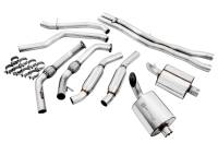 AWE Tuning - AWE Tuning Audi B9 SQ5 Resonated Touring Edition Cat-Back Exhaust - No Tips (Turn Downs) - Image 3