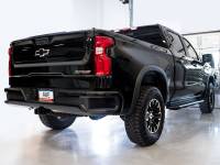 AWE Tuning - AWE Tuning 22-23 GMC Sierra 1500 AT4X 6.2L 0FG Catback Split Dual (Flat Bumper) - Bashguard(No Tips) - Image 6