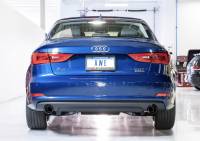 AWE Tuning - AWE Tuning Audi 8V A3 Touring Edition Exhaust - Dual Outlet Chrome Silver 90 mm Tips - Image 2