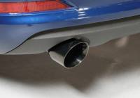 AWE Tuning - AWE Tuning Audi 8V A3 Touring Edition Exhaust - Dual Outlet Diamond Black 90 mm Tips - Image 3