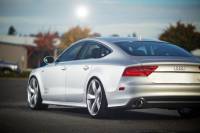 AWE Tuning - AWE Tuning Audi C7 A7 3.0T Touring Edition Exhaust - Dual Outlet Chrome Silver Tips - Image 5