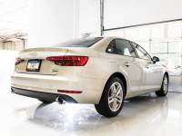 AWE Tuning - AWE Tuning Audi B9 A4 Touring Edition Exhaust Dual Outlet - Chrome Silver Tips (Includes DP) - Image 7