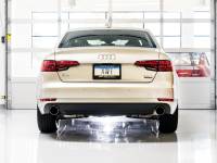 AWE Tuning - AWE Tuning Audi B9 A4 Touring Edition Exhaust Dual Outlet - Chrome Silver Tips (Includes DP) - Image 8