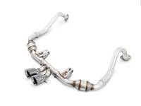 AWE Tuning Porsche 718 Boxster / Cayman Touring Edition Exhaust - Chrome Silver Tips - 3015-32080