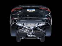 AWE Tuning - AWE Tuning Audi B9 A5 Touring Edition Exhaust Dual Outlet - Chrome Silver Tips (Includes DP) - Image 6