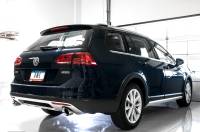 AWE Tuning - AWE Tuning VW MK7 Golf Alltrack/Sportwagen 4Motion Touring Edition Exhaust - Polished Silver Tips - Image 5