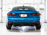 AWE Tuning - AWE Tuning Audi B9.5 RS 5 Coupe Non-Resonated Touring Edition Exhaust - RS-Style Diamond Black Tips - Image 8