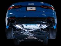 AWE Tuning - AWE Tuning Audi B9.5 RS 5 Coupe Non-Resonated Touring Edition Exhaust - RS-Style Diamond Black Tips - Image 9