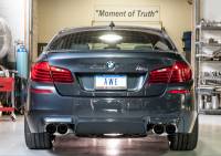 AWE Tuning - AWE Tuning BMW F10 M5 Touring Edition Axle-Back Exhaust Diamond Black Tips - Image 2