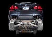 AWE Tuning - AWE Tuning BMW F10 M5 Touring Edition Axle-Back Exhaust Diamond Black Tips - Image 4