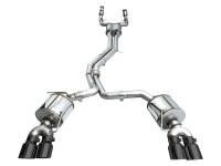 AWE Tuning - AWE Tuning 19-23 Audi C8 S6/S7 2.9T V6 AWD Touring Edition Exhaust - Diamond Black Tips - Image 3