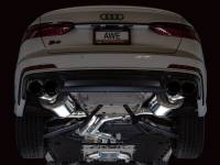 AWE Tuning - AWE Tuning 19-23 Audi C8 S6/S7 2.9T V6 AWD Touring Edition Exhaust - Diamond Black Tips - Image 10