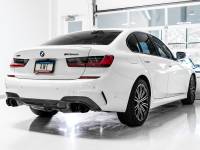 AWE Tuning - AWE Tuning 2019+ BMW M340i (G20) Non-Resonated Touring Edition Exhaust - Quad Diamond Black Tips - Image 8