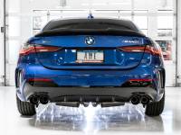 AWE Tuning - AWE Tuning 2019+ BMW M340i (G20) Non-Resonated Touring Edition Exhaust - Quad Diamond Black Tips - Image 10