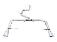 AWE Tuning - AWE Tuning 18-21 Volkswagen Jetta GLI Mk7 Track Edition Exhaust - Chrome Silver Tips (Fits OEM DP) - Image 4