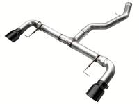 AWE 19-23 BMW 330i / 21-23 BMW 430i Base G2X Track Edition Axle Back Exhaust - Diamond Black - 3020-33429