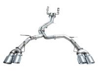 AWE Tuning - AWE Tuning 19-23 Audi C8 S6/S7 2.9T V6 AWD Track Edition Exhaust - Chrome Silver Tips - Image 2