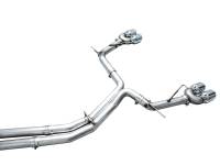 AWE Tuning - AWE Tuning 19-23 Audi C8 S6/S7 2.9T V6 AWD Track Edition Exhaust - Chrome Silver Tips - Image 3