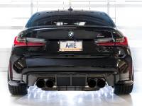 AWE Tuning - AWE Track Edition Catback Exhaust for BMW G8X M3/M4 - Diamond Black Tips - Image 9