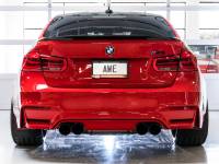 AWE Tuning - AWE Tuning BMW F8X M3/M4 Track Edition Catback Exhaust - Diamond Black Tips - Image 10