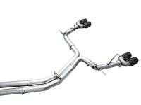 AWE Tuning - AWE Tuning 19-23 Audi C8 S6/S7 2.9T V6 AWD Track Edition Exhaust - Diamond Black Tips - Image 3