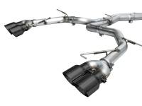 AWE Tuning - AWE Tuning 19-23 Audi C8 S6/S7 2.9T V6 AWD Track Edition Exhaust - Diamond Black Tips - Image 5