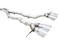 AWE Tuning - AWE Track Edition Catback Exhaust for BMW G8X M3/M4 - Chrome Silver Tips - Image 4