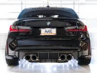 AWE Tuning - AWE Track Edition Catback Exhaust for BMW G8X M3/M4 - Chrome Silver Tips - Image 9