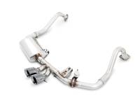 AWE Tuning Porsche 718 Boxster / Cayman SwitchPath Exhaust (PSE Only) - Chrome Silver Tips - 3025-32020