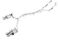 AWE Tuning Audi B9 S5 Coupe SwitchPath Exhaust w/ Chrome Silver Tips (102mm)