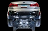 AWE Tuning - AWE Tuning 18-19 BMW M5 (F90) 4.4T AWD SwitchPath Cat-back Exhaust - Chrome Silver Tips - Image 3