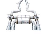 AWE Tuning - AWE Tuning BMW F8X M3/M4 SwitchPath Catback Exhaust - Chrome Silver Tips - Image 3