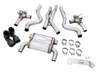 AWE Tuning - AWE Tuning BMW F8X M3/M4 SwitchPath Catback Exhaust - Diamond Black Tips - Image 5