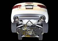 AWE Tuning - AWE Tuning Audi B8 / B8.5 S5 Cabrio Touring Edition Exhaust - Resonated - Chrome Silver Tips - Image 2