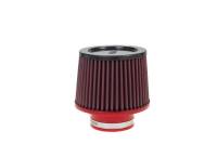 BMC Single Air Universal Conical Filter w/Carbon Top - 80mm Inlet / 110mm H - FBSA80-110C