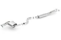 Borla - Borla 08-12 BMW 328i Sdm E90 2.0L RWD Dual Left Rear Exit Touring Cat-Back Exhaust - Image 2