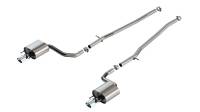 Borla - Borla 16-17 Lexus IS200T / 18-24 Lexus IS300 2.25in S Type Cat Back 4.25in Tip - Stainless Steel Tip - Image 1