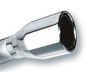 Borla - Borla 2.5in Inlet 4in Single Round Rolled Edge Outlet x 8in Long Weld On Exhaust Tip - Image 2