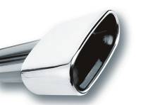 Borla - Borla 2.5in Inlet 6.69in x 3in Rectangular Rolled Angle Cut Single Inlet x 5.63in Long Exhaust Tip - Image 2