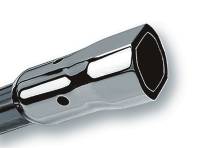 Borla - Borla 2.25in Inlet 3.38in x 3.0in Square Angle Cut Phantom x 6.5in Long Universal Exhaust Tips - Image 2