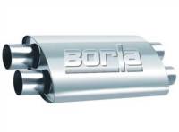 Borla - Borla 2.50in Dual In/Out 19in x 9.5in x 4in PRO-XS Muffler - Image 1