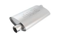 Borla - Borla Universal Pro-XS Oval 2.25in Inlet / Outlet Offset Notched Muffler - Image 2