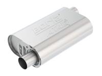 Borla - Borla CrateMuffler Stock SBC 283/327/350 ATAK 2.25in Offset/Offset 14inx4.35inx9in Oval Muffler - Image 1