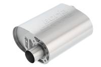 Borla - Borla CrateMuffler Ford Coyote 2.5 inch Offset/Offset 12in x 6in x 10.34in S-Type Oval Muffler - Image 2