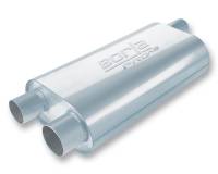 Borla - Borla Universal Oval Transverse Single 3in Inlet/2.5in Outlet 19in x 10.25in x 5.5in Turbo Muffler - Image 2